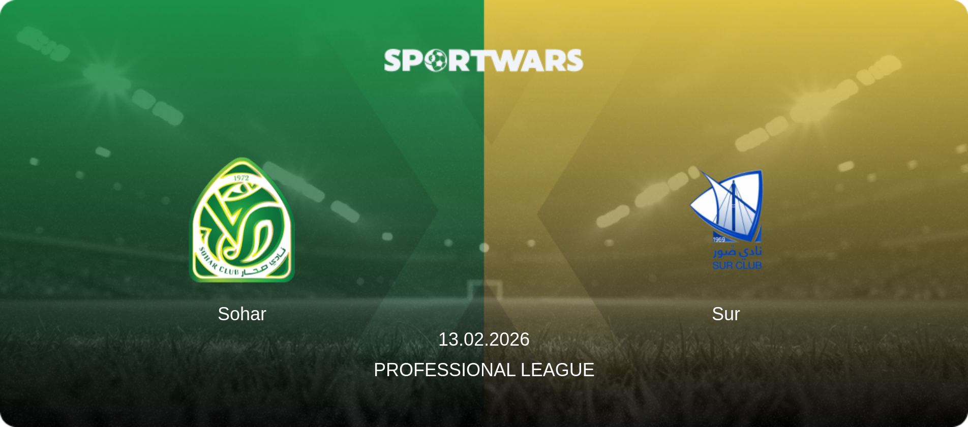 Sohar — Sur, 13.02.2026 — Professional League (match preview)