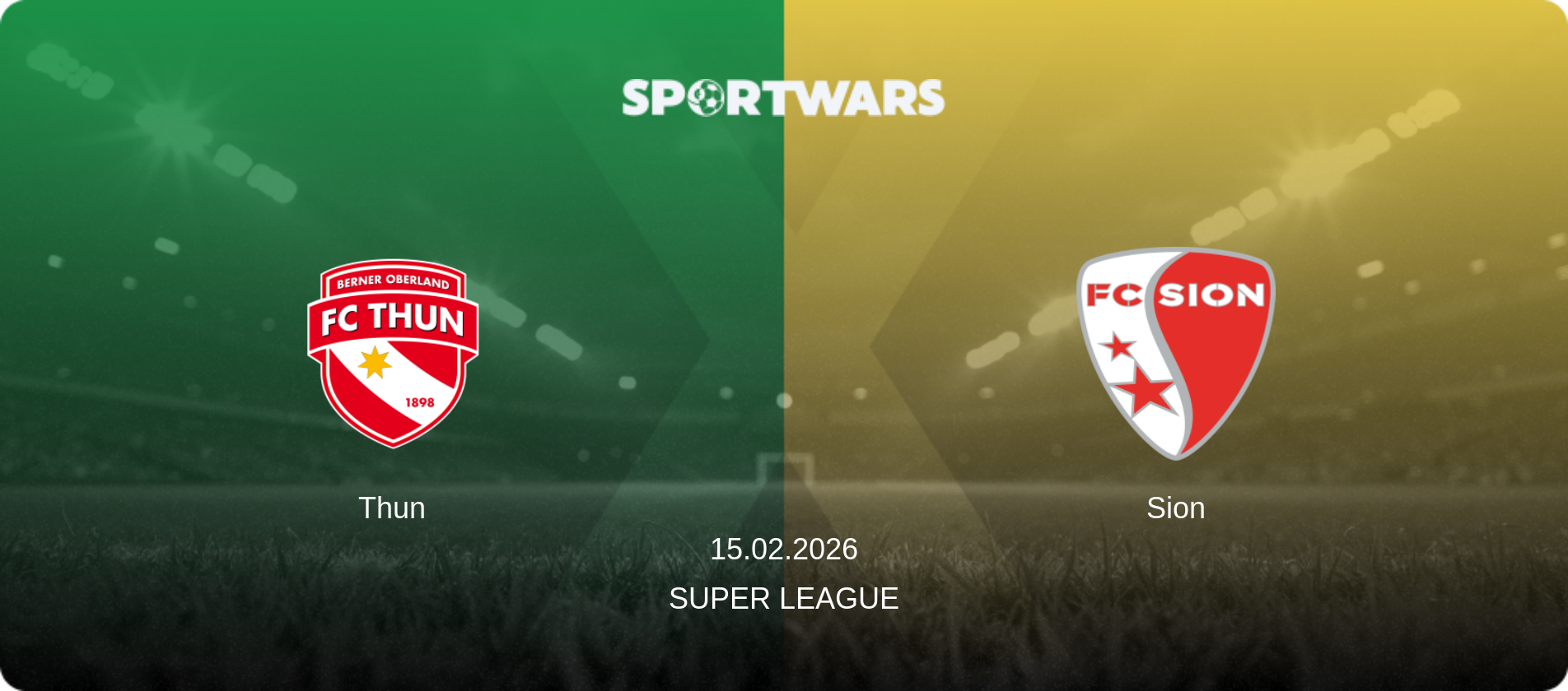 Thun — Sion, 15.02.2026 — Super League (match preview)