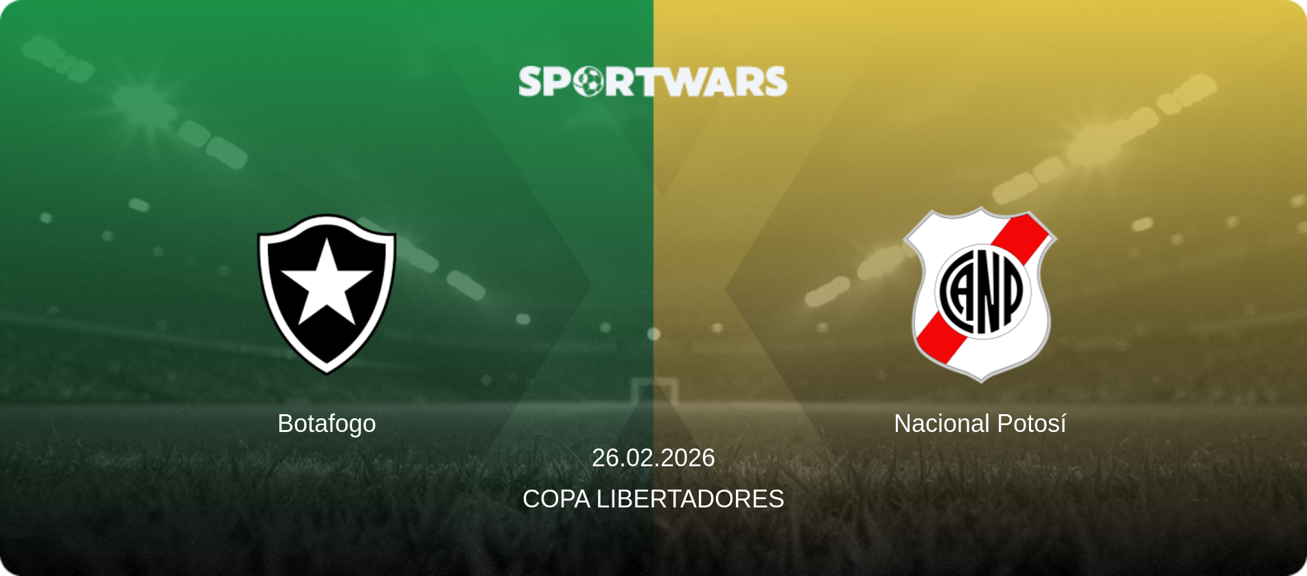 Botafogo — Nacional Potosí, 26.02.2026 — Copa Libertadores (match preview)