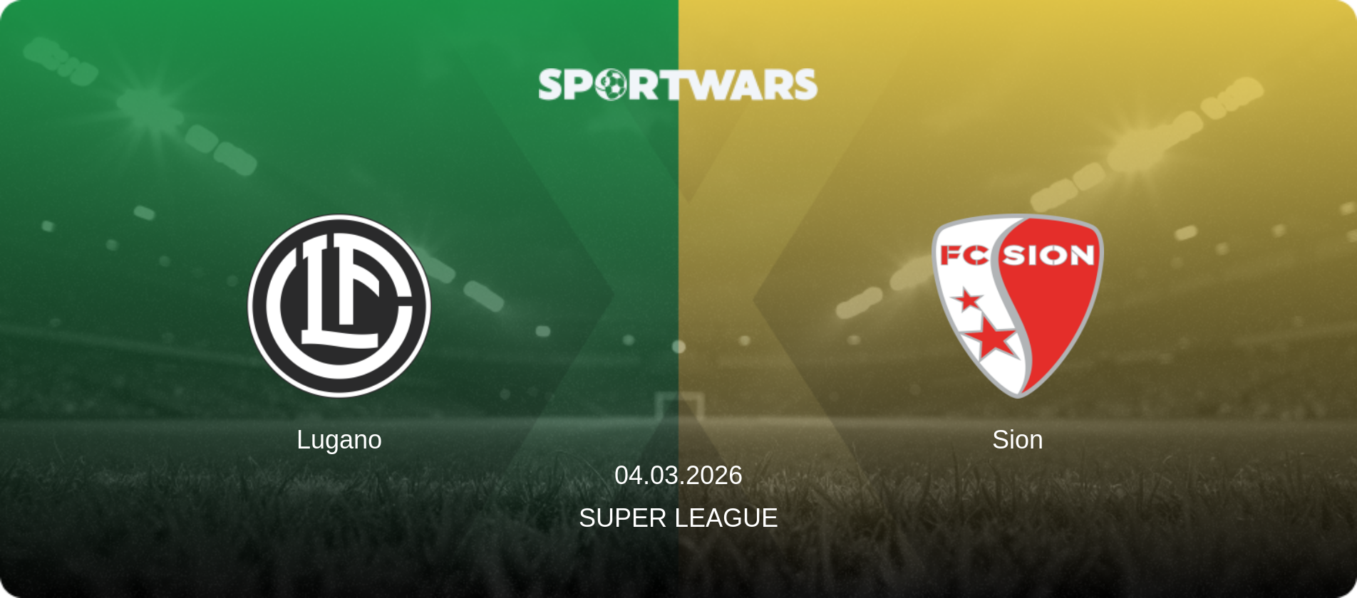 Lugano — Sion, 04.03.2026 — Super League (match preview)