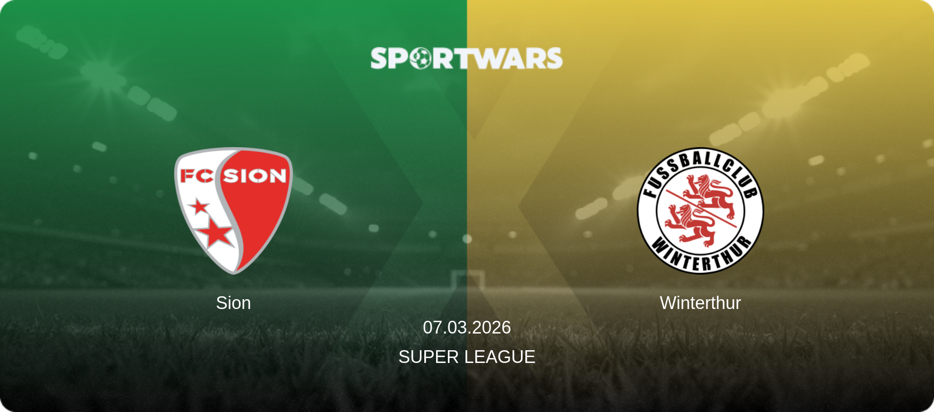 Sion — Winterthur, 07.03.2026 — Super League (match preview)