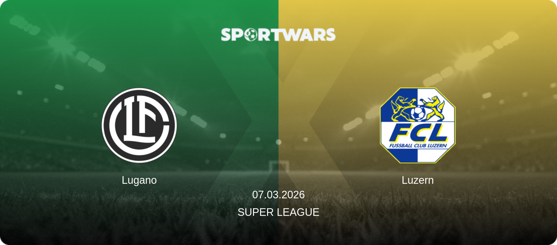 Lugano — Luzern, 07.03.2026 — Super League (match preview)