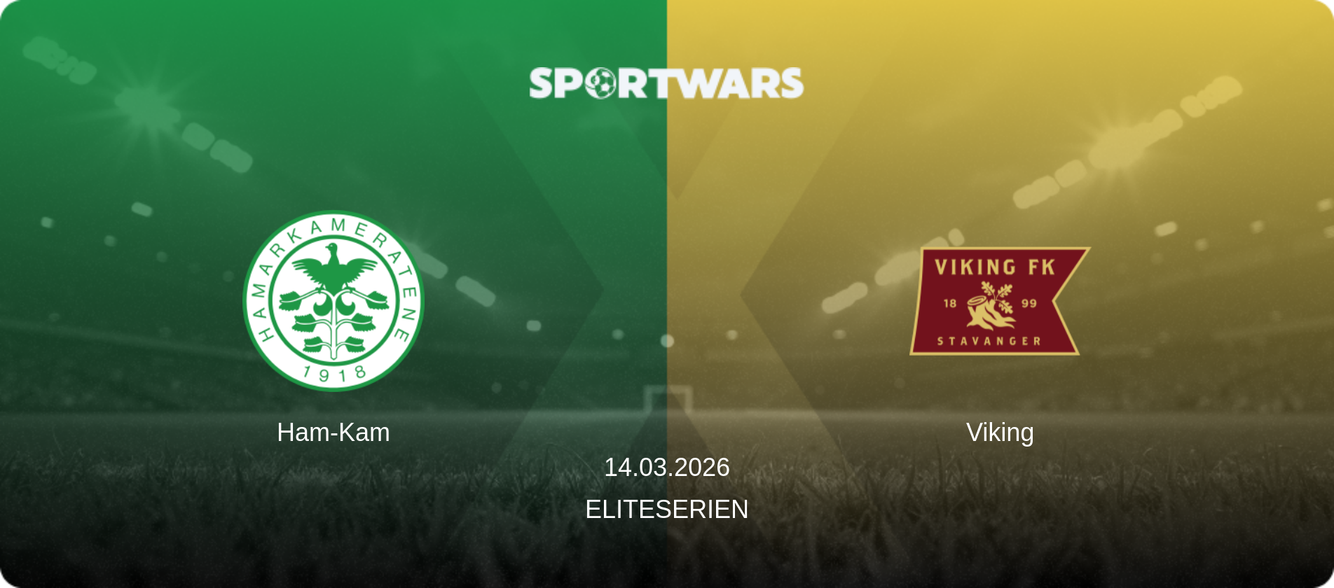 Ham-Kam — Viking, 14.03.2026 — Eliteserien (match preview)