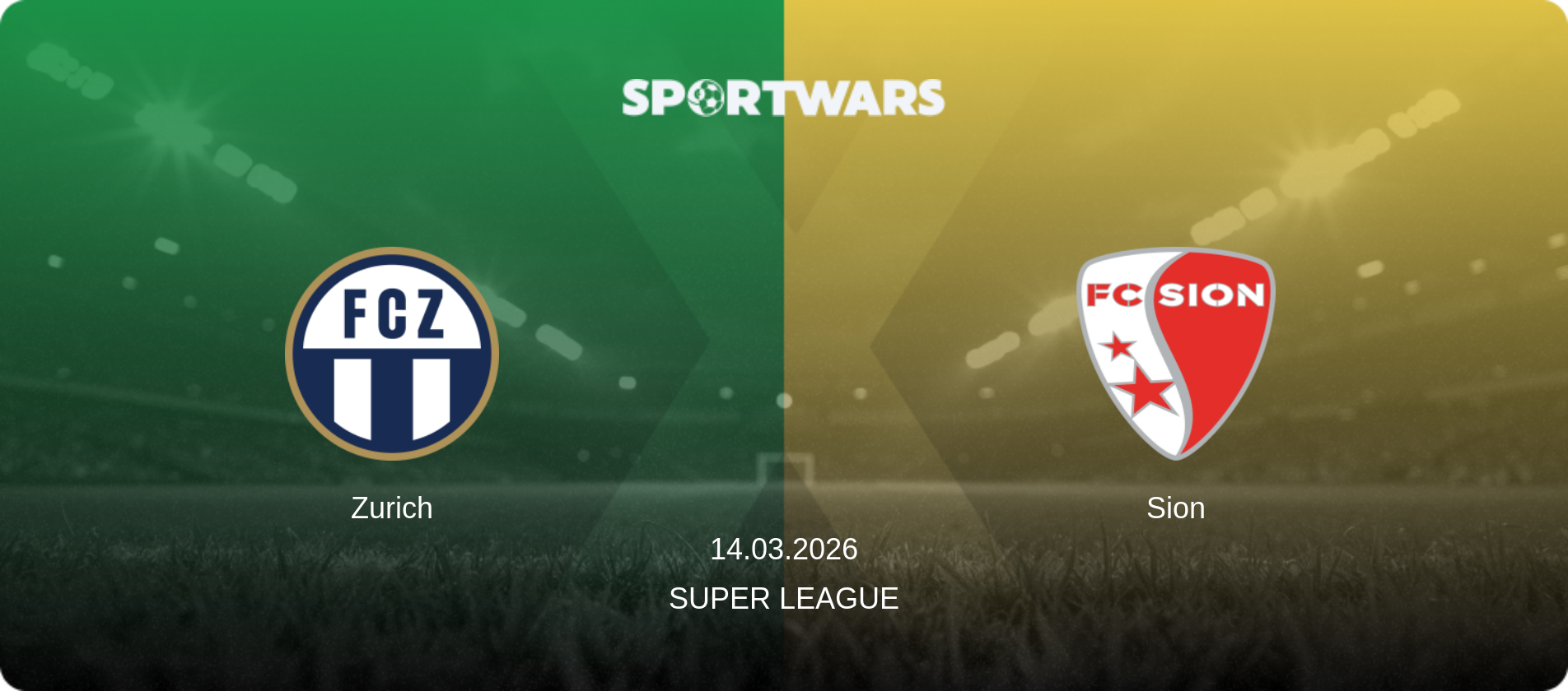 Zurich — Sion, 14.03.2026 — Super League (match preview)