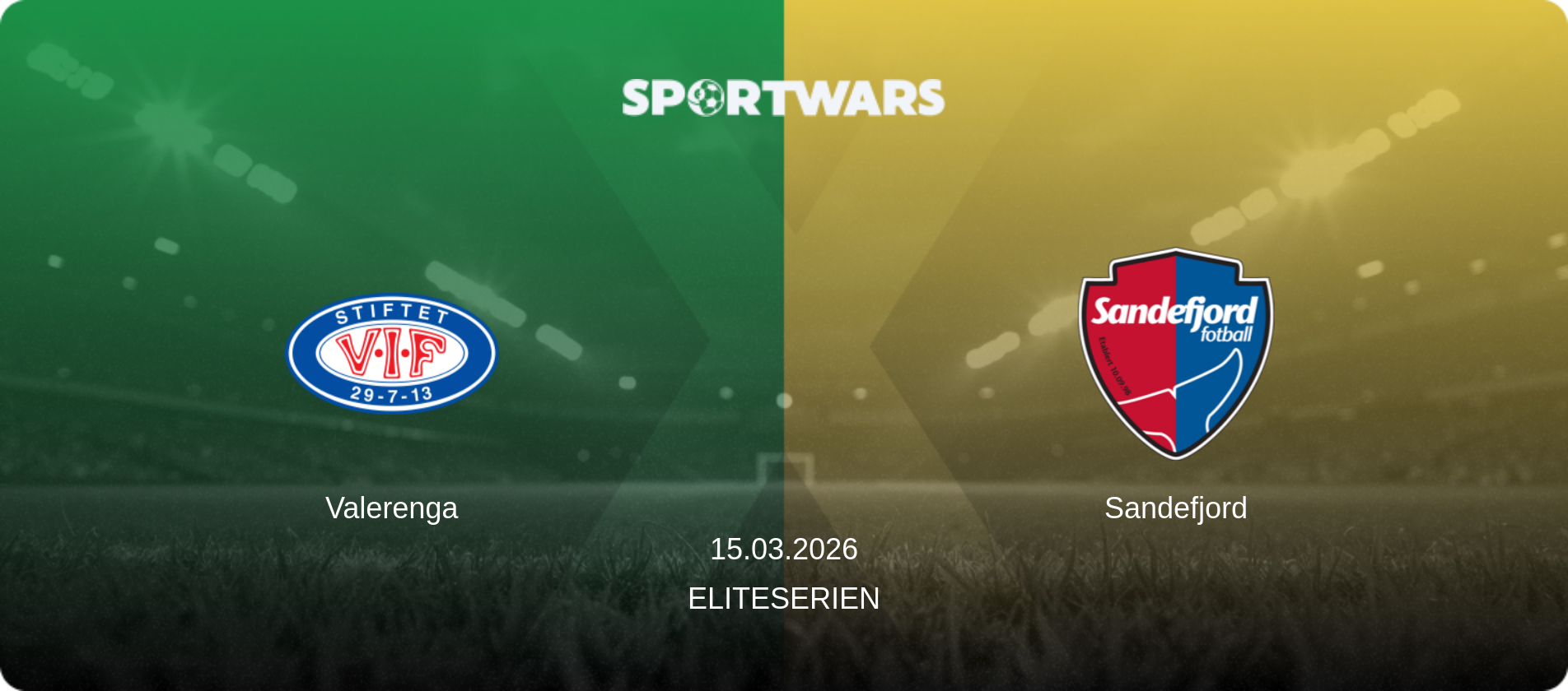 Valerenga — Sandefjord, 15.03.2026 — Eliteserien (match preview)