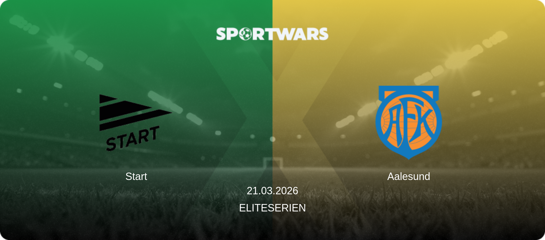 Start — Aalesund, 21.03.2026 — Eliteserien (match preview)