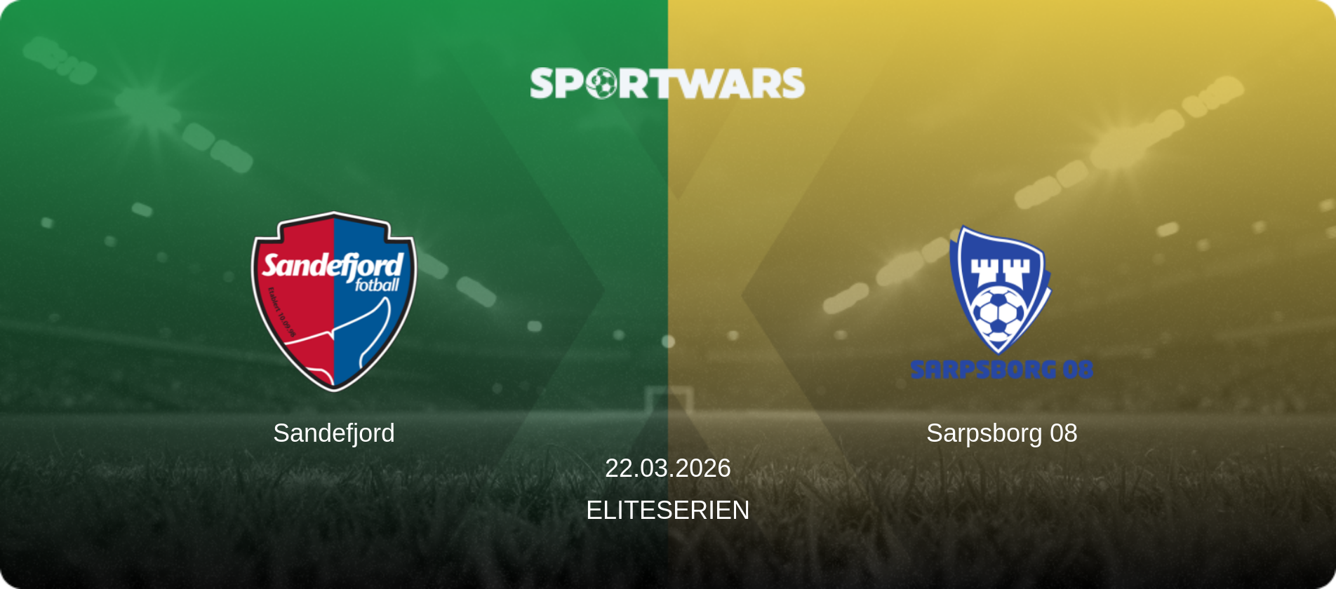 Sandefjord — Sarpsborg 08, 22.03.2026 — Eliteserien (match preview)