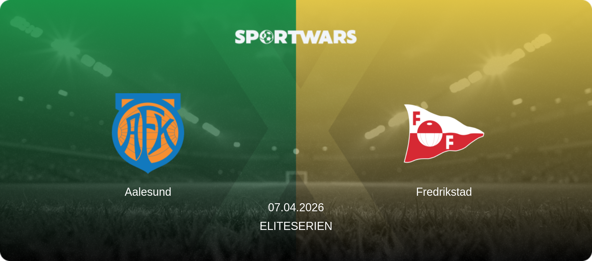 Aalesund — Fredrikstad, 07.04.2026 — Eliteserien (match preview)
