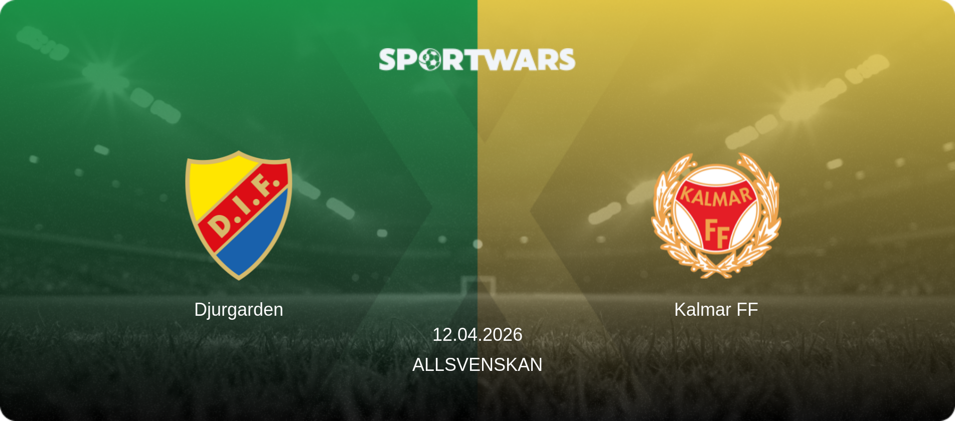 Djurgarden — Kalmar FF, 12.04.2026 — Allsvenskan (match preview)