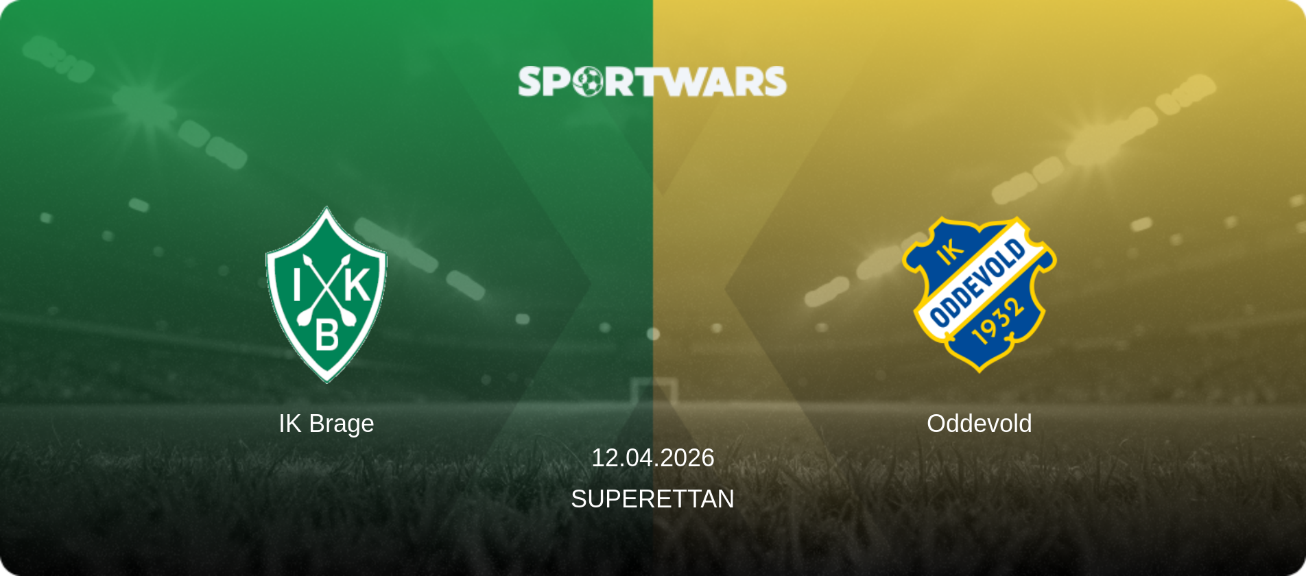 IK Brage — Oddevold, 12.04.2026 — Superettan (match preview)