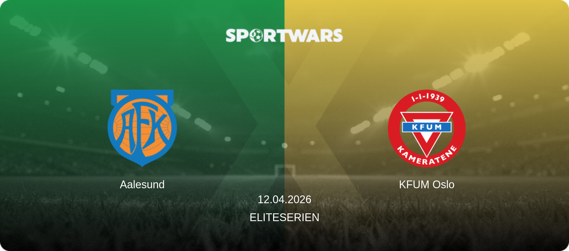 Aalesund — KFUM Oslo, 12.04.2026 — Eliteserien (match preview)