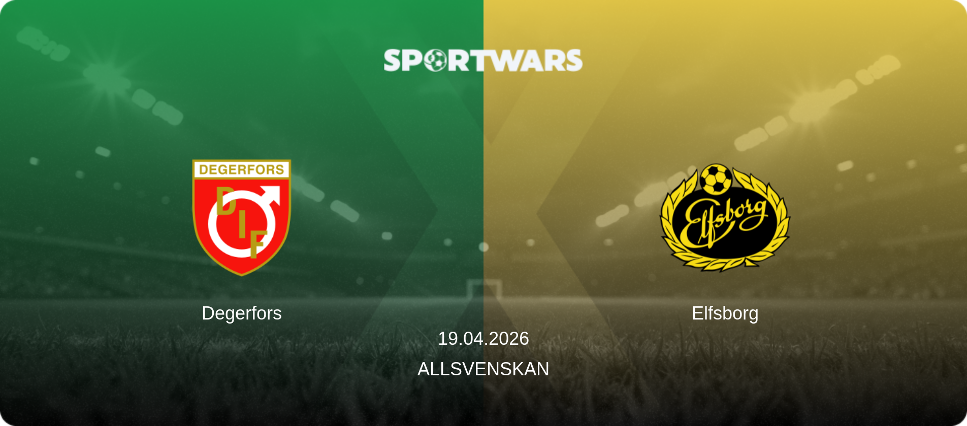 Degerfors — Elfsborg, 19.04.2026 — Allsvenskan (match preview)