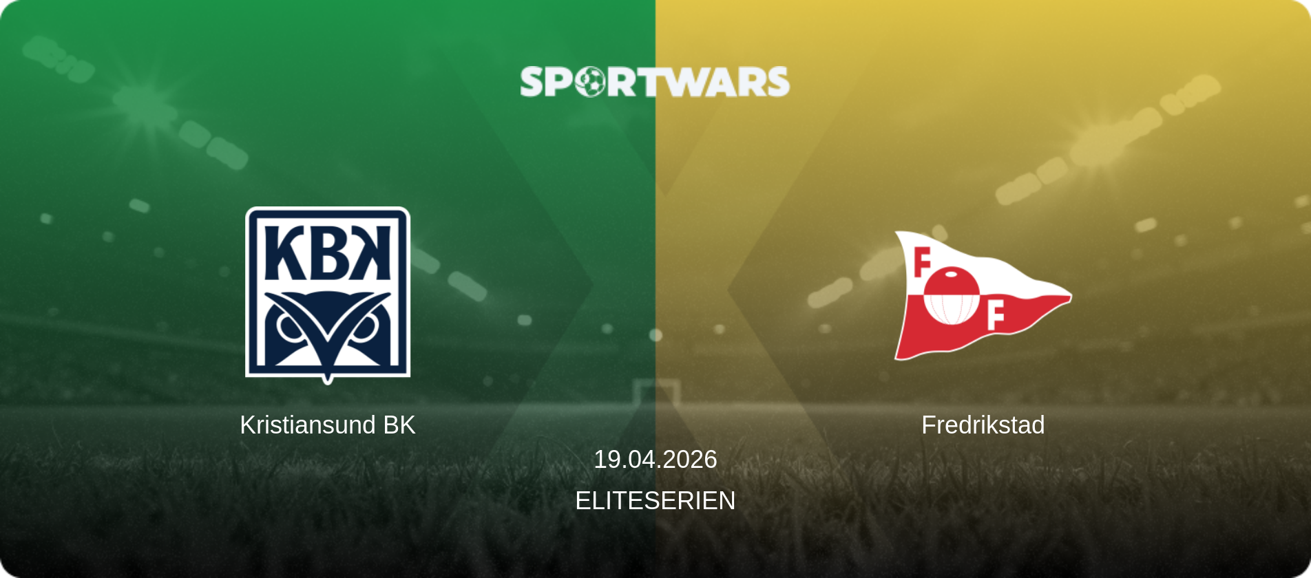 Kristiansund BK — Fredrikstad, 19.04.2026 — Eliteserien (match preview)