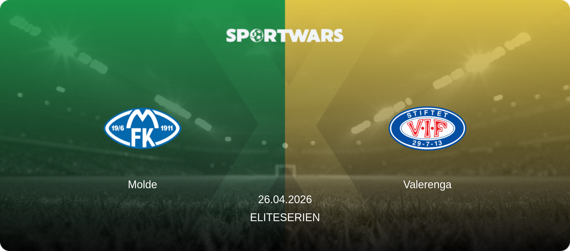 Molde — Valerenga, 26.04.2026 — Eliteserien (match preview)