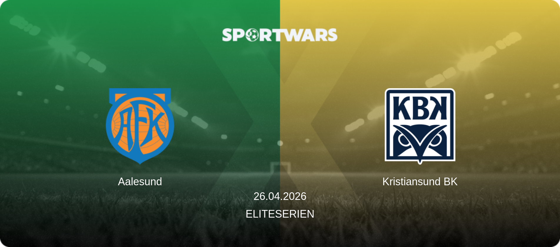 Aalesund — Kristiansund BK, 26.04.2026 — Eliteserien (match preview)