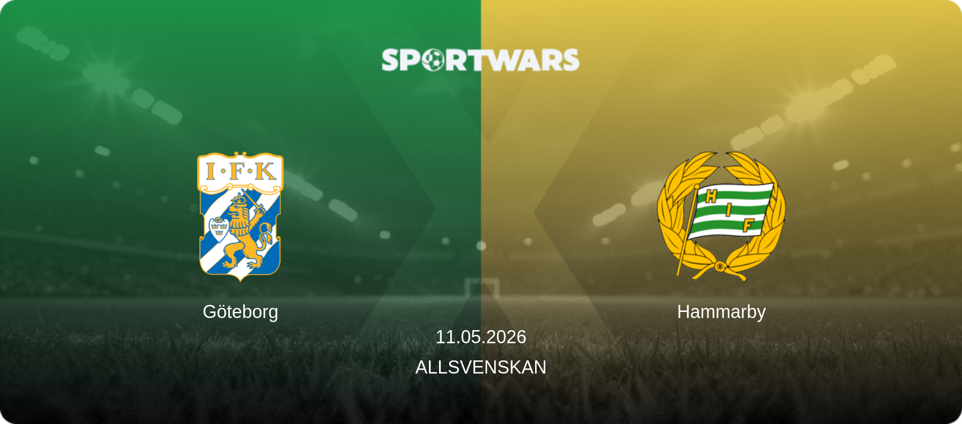 Göteborg — Hammarby, 11.05.2026 — Allsvenskan (match preview)