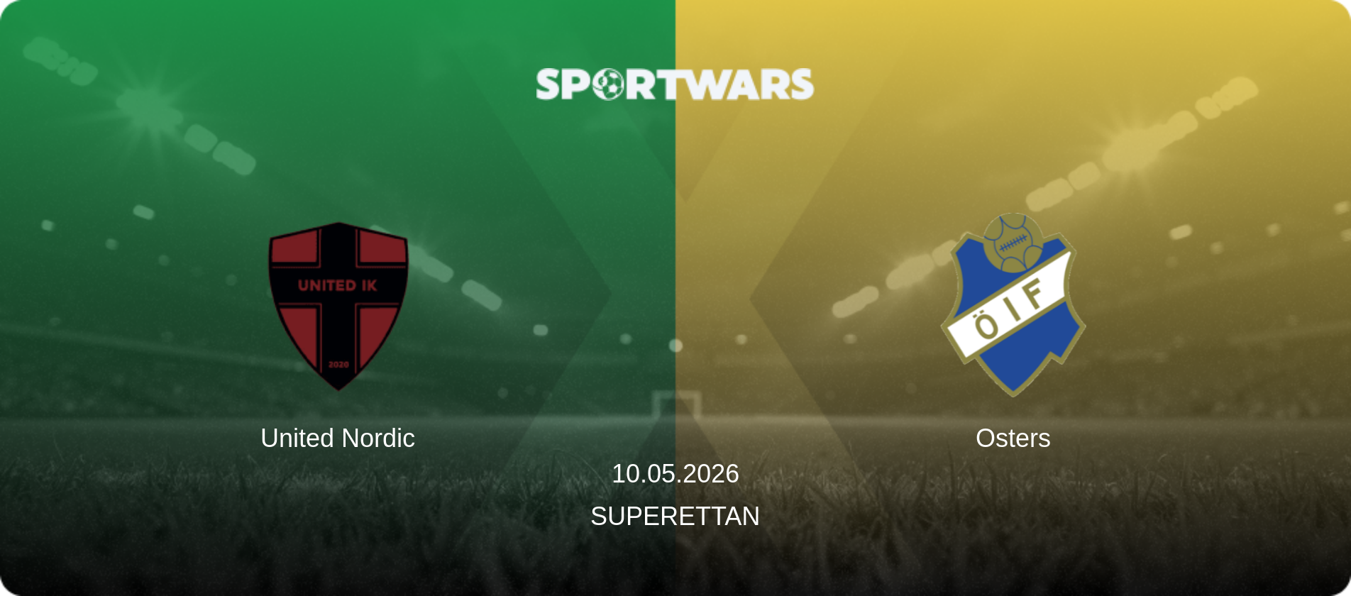 United Nordic — Osters, 10.05.2026 — Superettan (match preview)