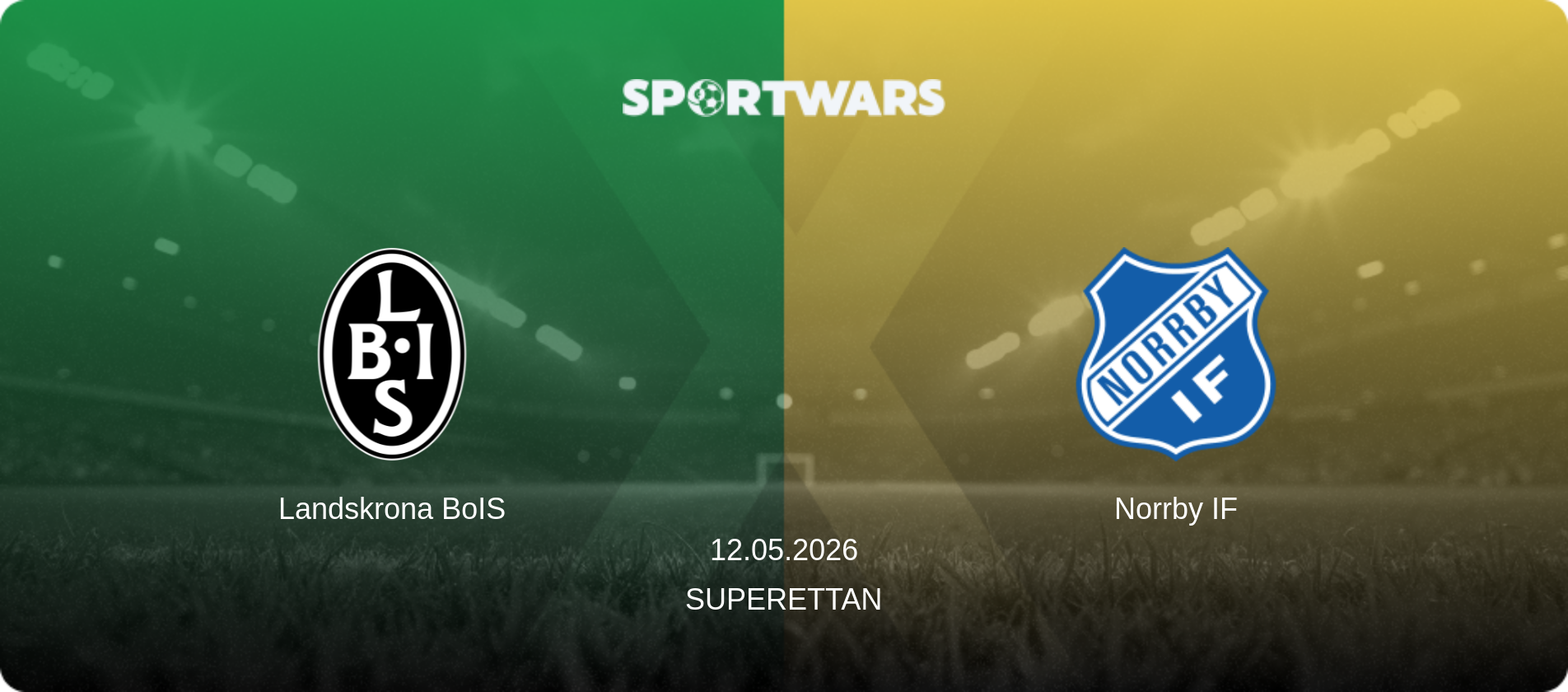 Landskrona BoIS — Norrby IF, 12.05.2026 — Superettan (match preview)