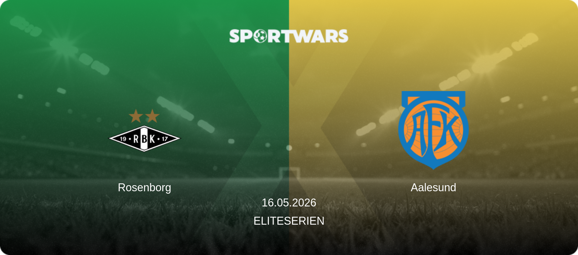 Rosenborg — Aalesund, 16.05.2026 — Eliteserien (match preview)