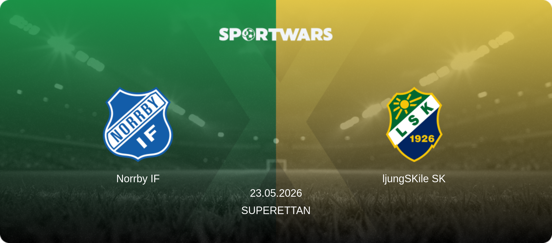 Norrby IF — ljungSKile SK, 23.05.2026 — Superettan (match preview)