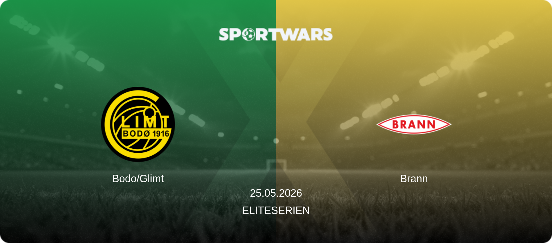 Bodo/Glimt — Brann, 25.05.2026 — Eliteserien (match preview)