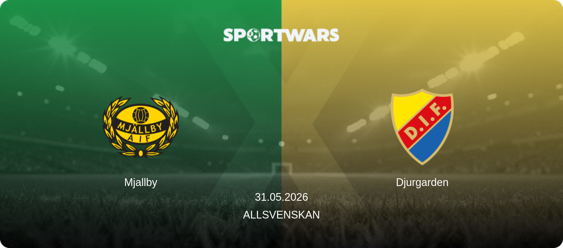 Mjallby — Djurgarden, 31.05.2026 — Allsvenskan (match preview)