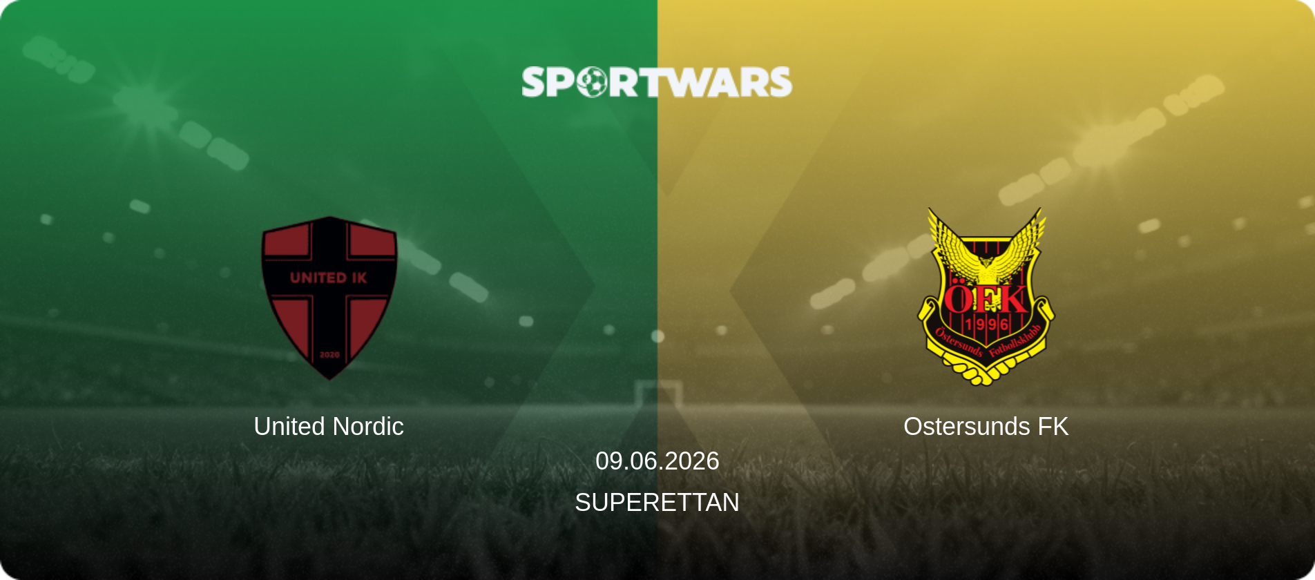 United Nordic — Ostersunds FK, 09.06.2026 — Superettan (match preview)