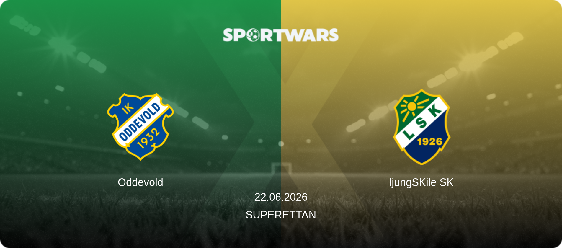 Oddevold — ljungSKile SK, 22.06.2026 — Superettan (match preview)