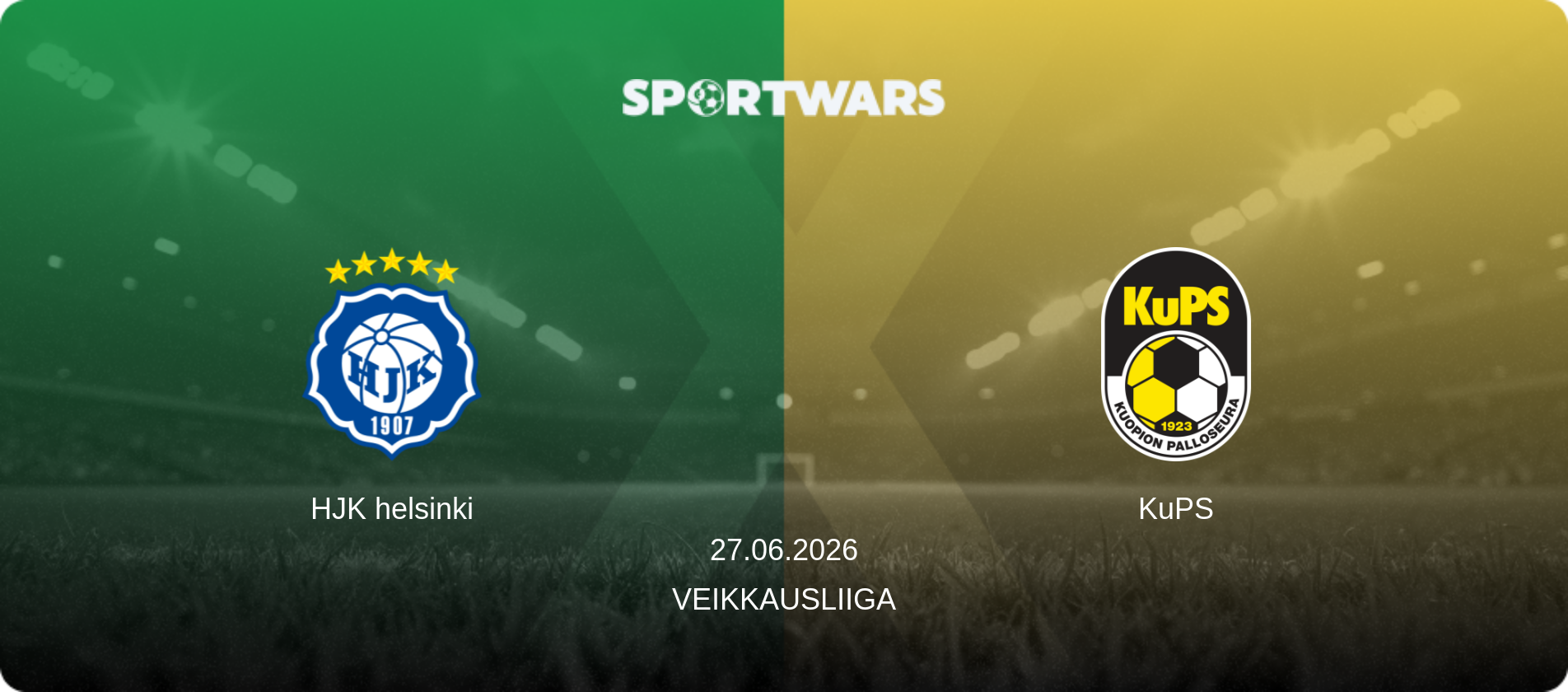 HJK helsinki — KuPS, 27.06.2026 — Veikkausliiga (match preview)