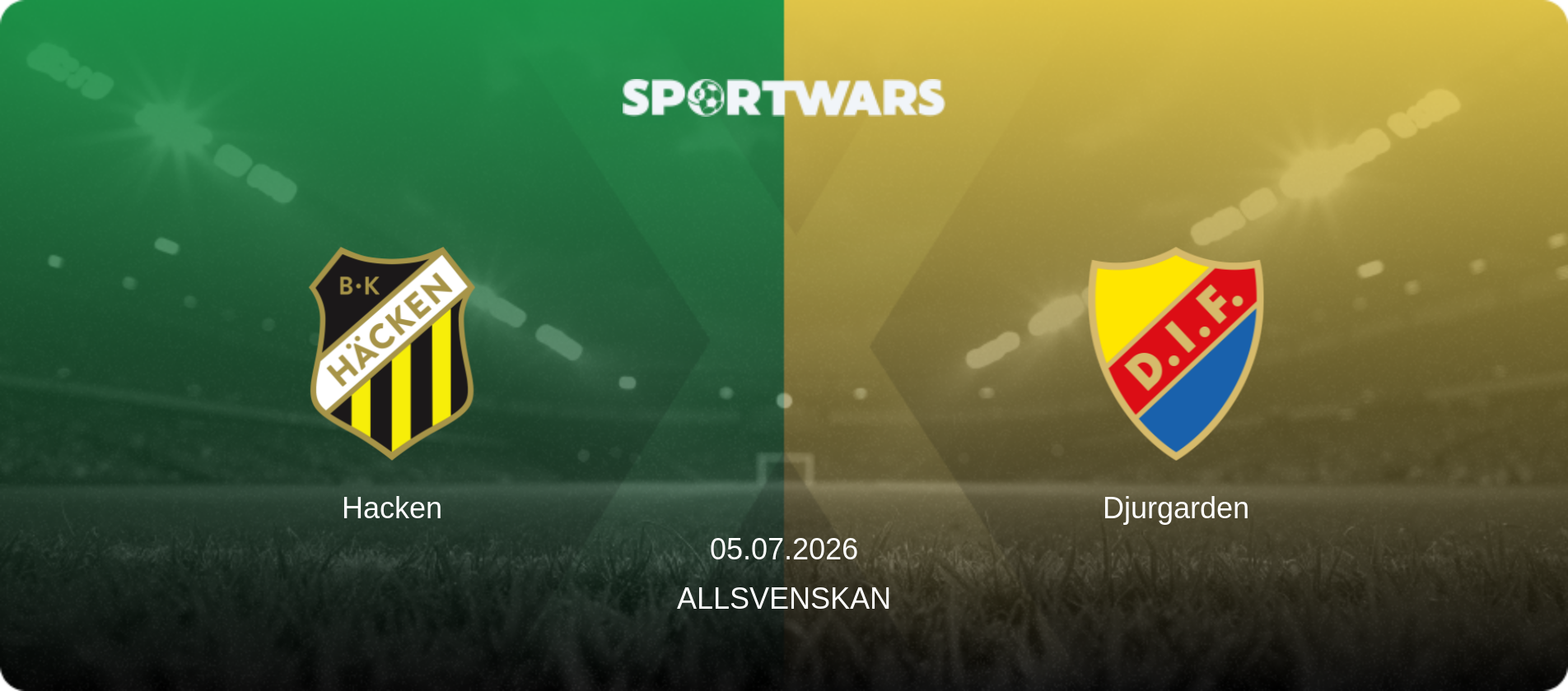 Hacken — Djurgarden, 05.07.2026 — Allsvenskan (match preview)
