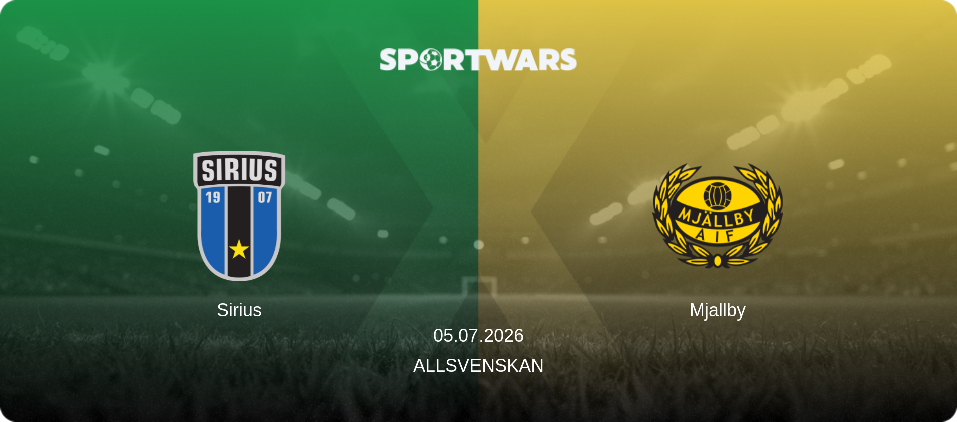 Sirius — Mjallby, 05.07.2026 — Allsvenskan (match preview)