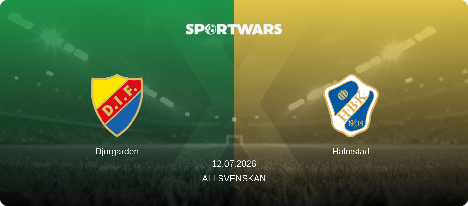 Djurgarden — Halmstad, 12.07.2026 — Allsvenskan (match preview)
