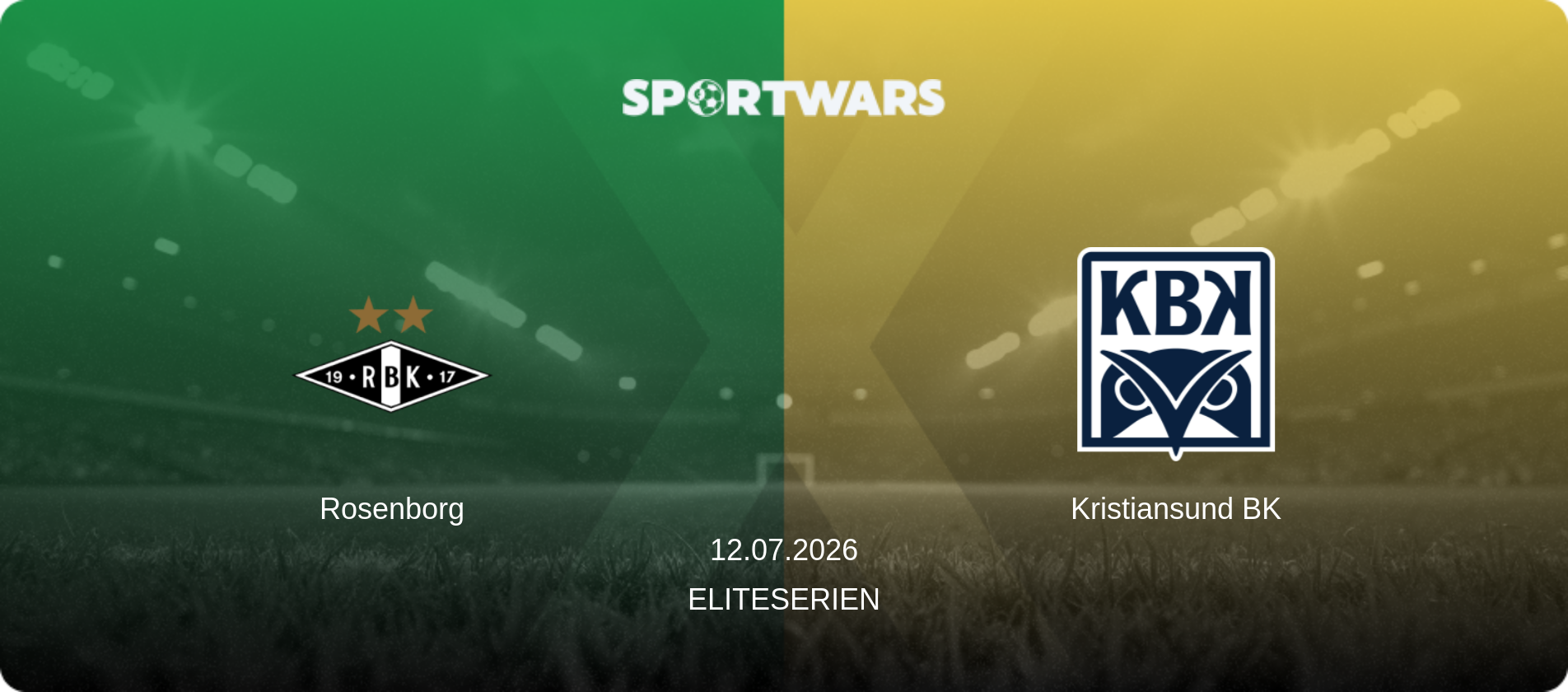 Rosenborg — Kristiansund BK, 12.07.2026 — Eliteserien (match preview)