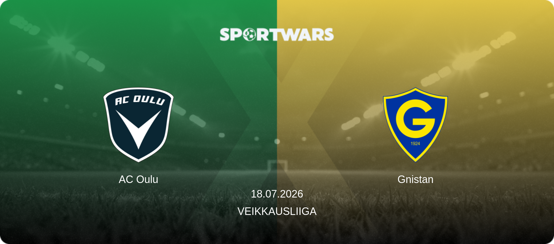AC Oulu — Gnistan, 18.07.2026 — Veikkausliiga (match preview)