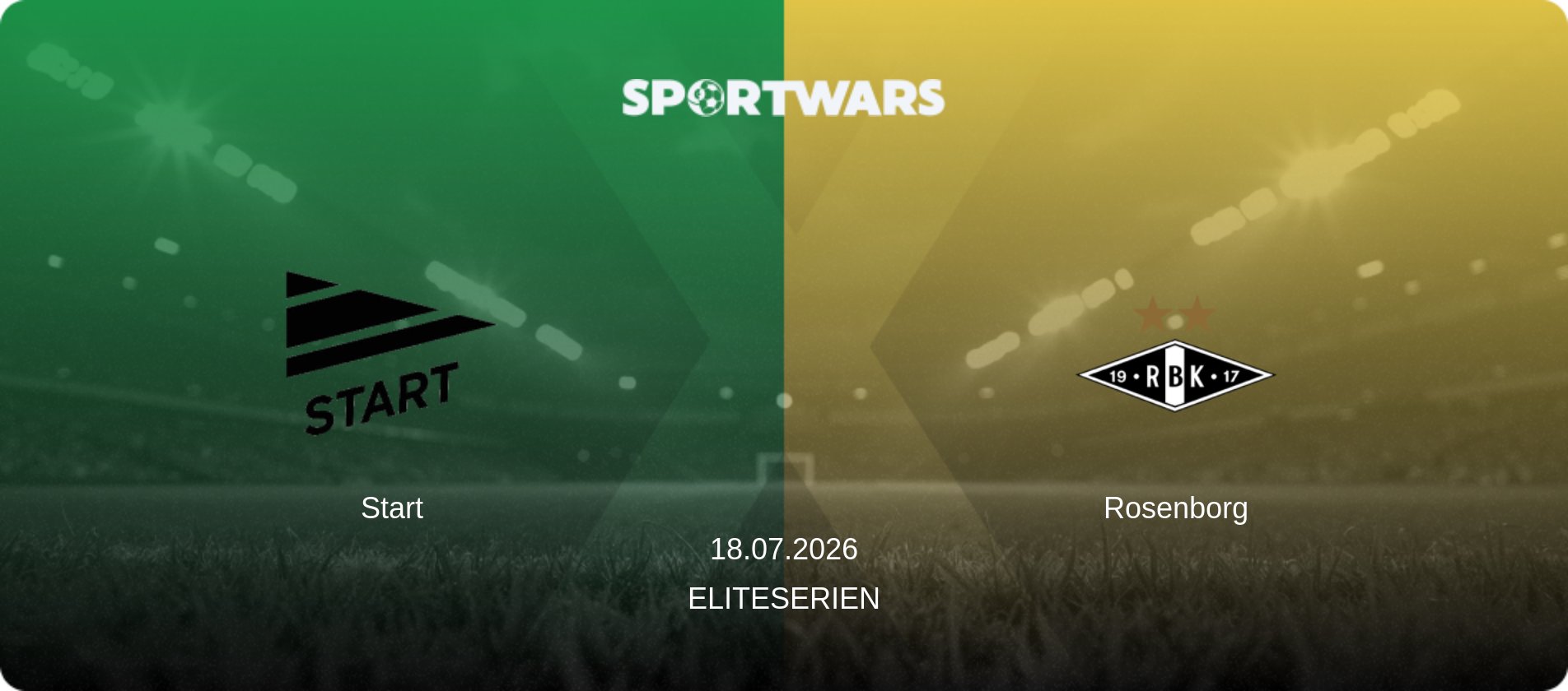 Start — Rosenborg, 18.07.2026 — Eliteserien (match preview)