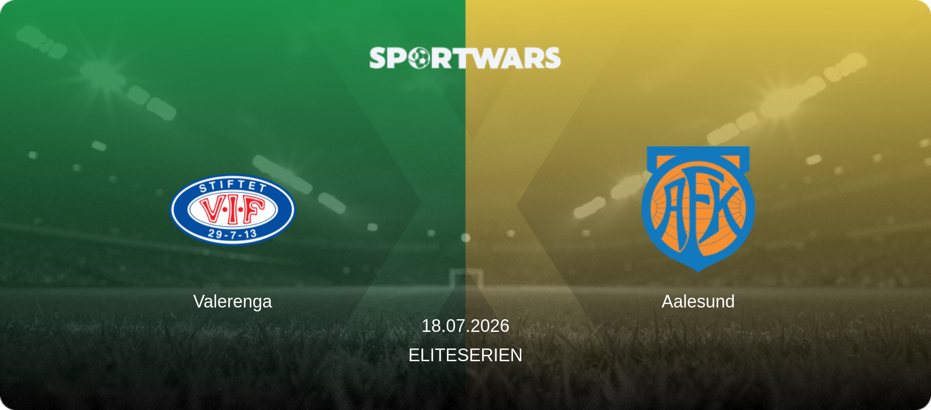 Valerenga — Aalesund, 18.07.2026 — Eliteserien (match preview)