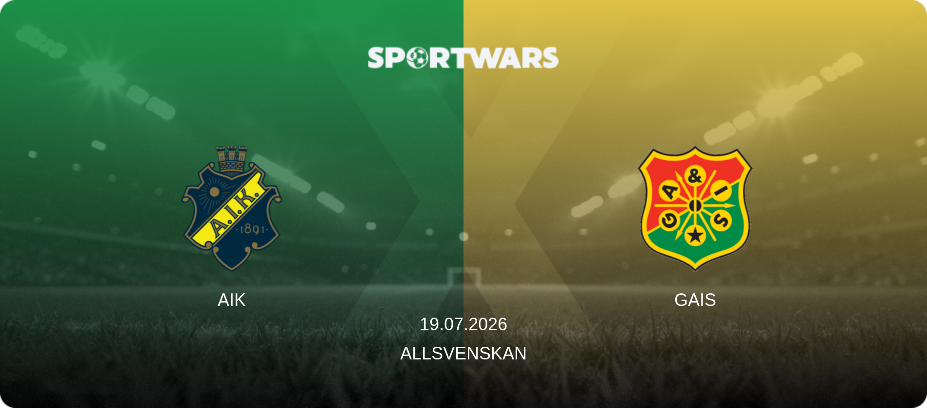 AIK — GAIS, 19.07.2026 — Allsvenskan (match preview)