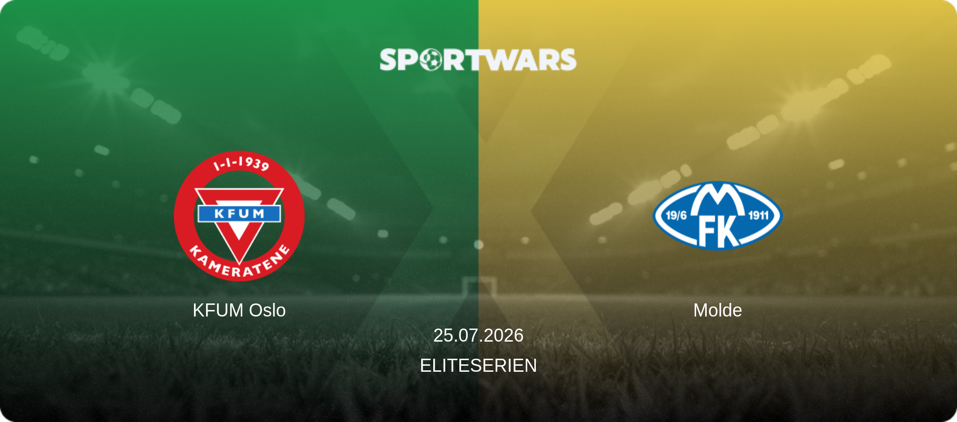 KFUM Oslo — Molde, 25.07.2026 — Eliteserien (match preview)