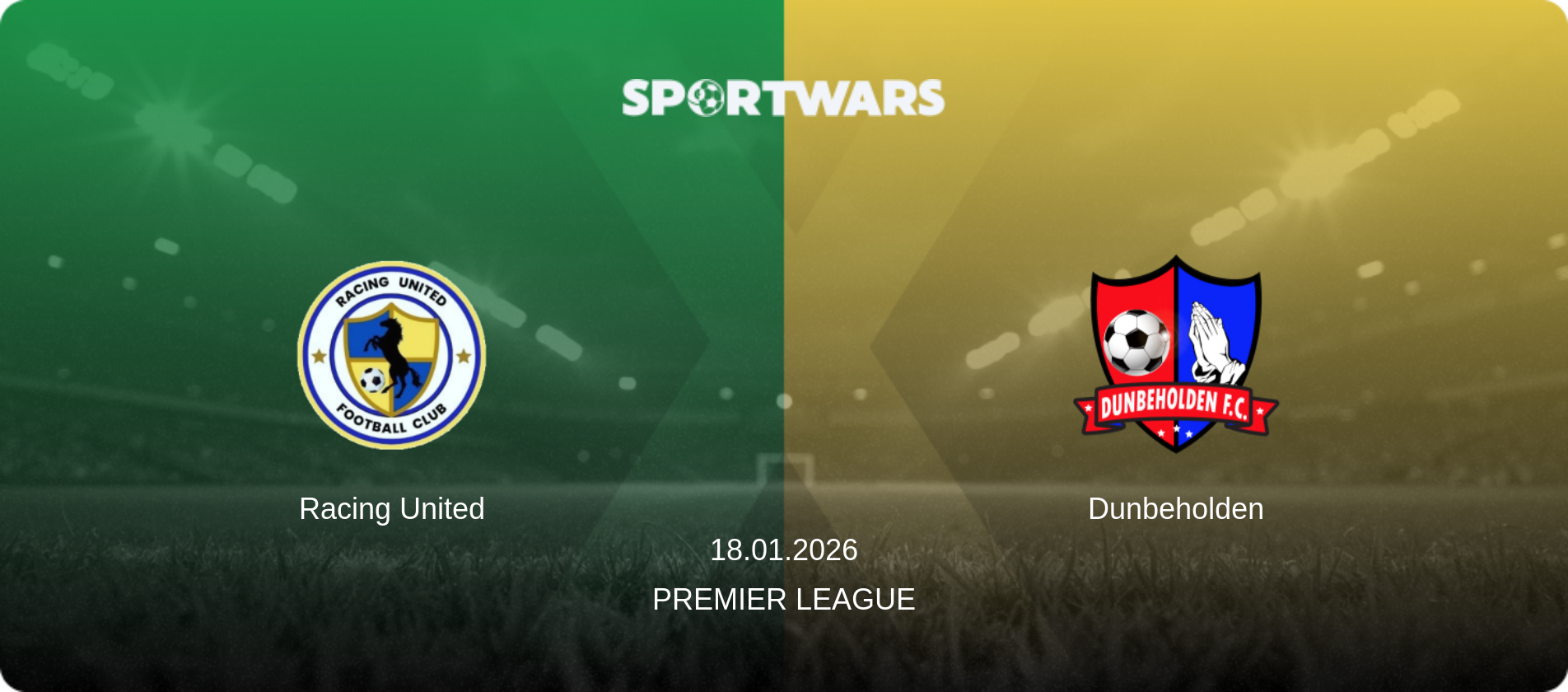 Racing United — Dunbeholden, 18.01.2026 — Premier League (match preview)