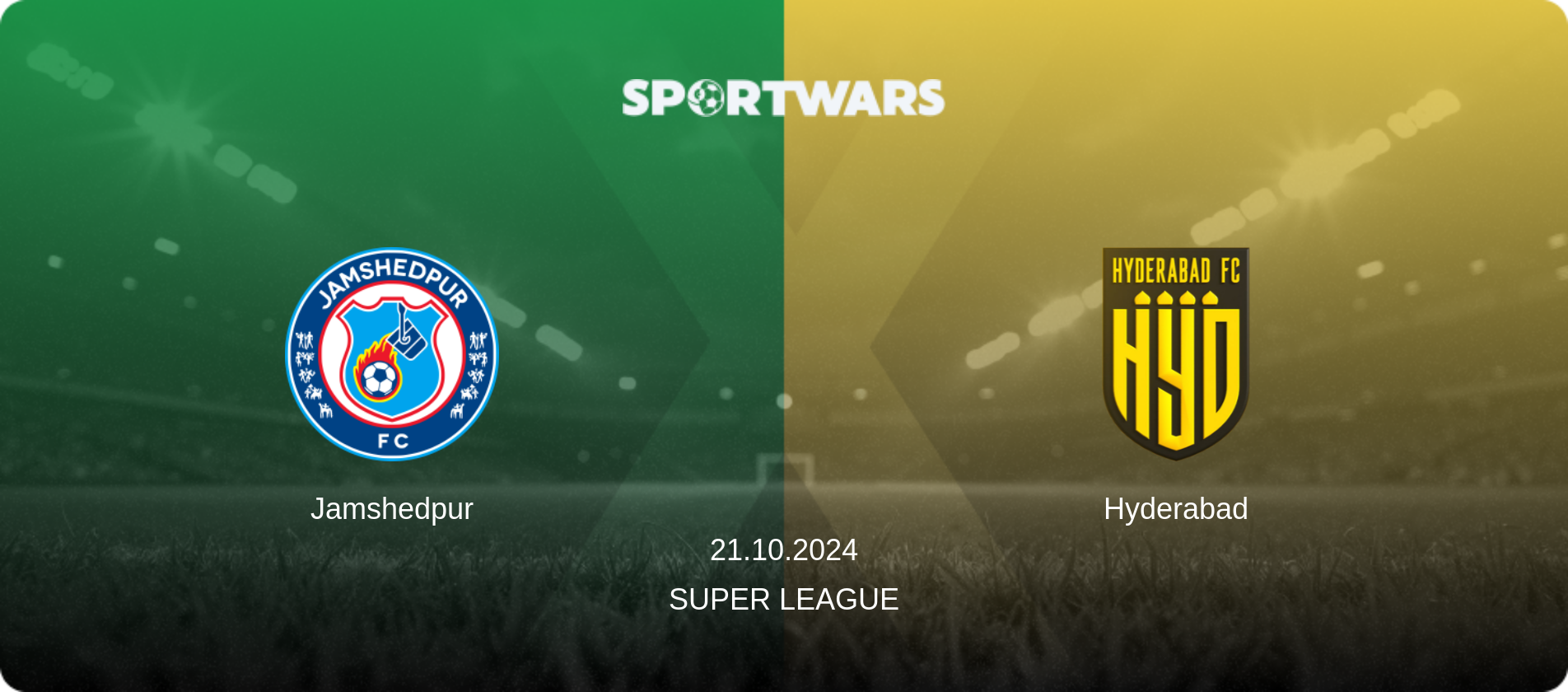 Jamshedpur — Hyderabad, 21.10.2024 — Super League (match preview)