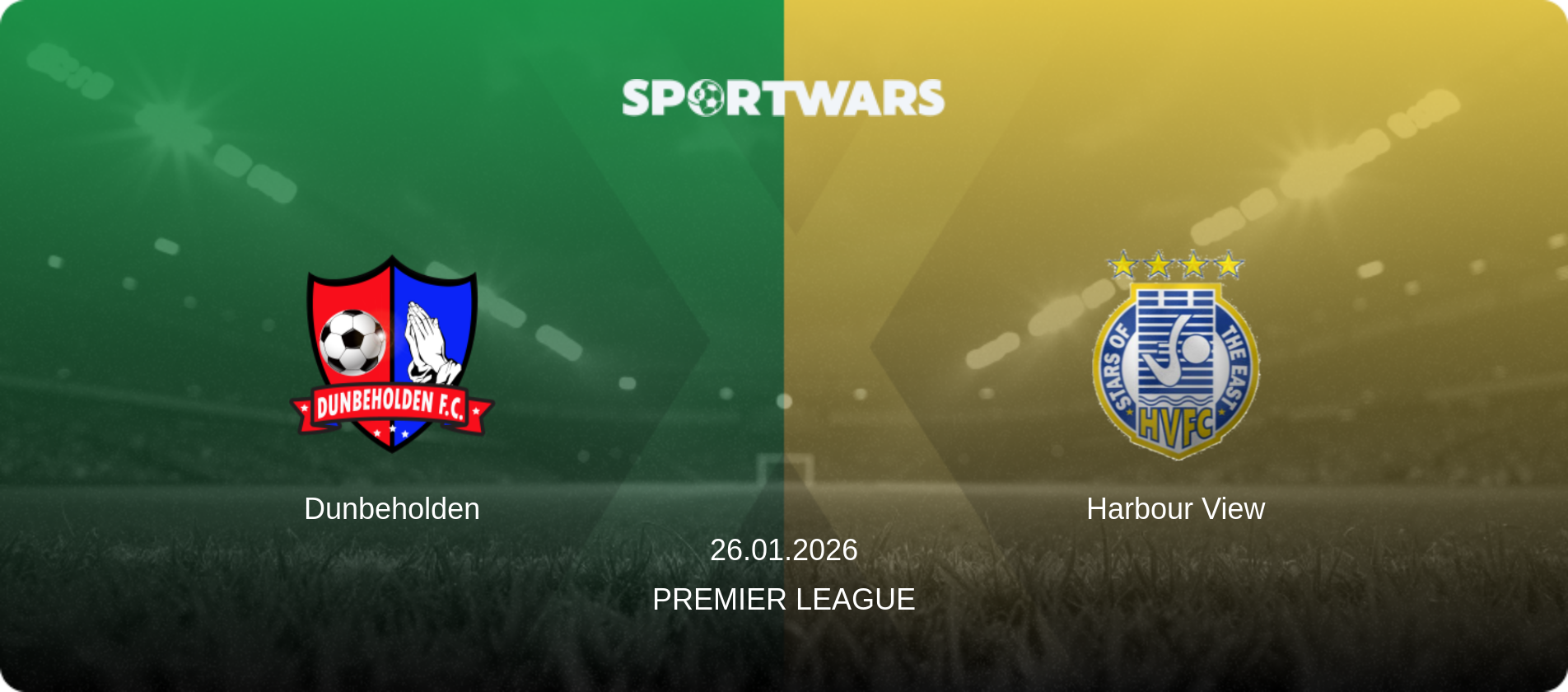 Dunbeholden — Harbour View, 26.01.2026 — Premier League (match preview)
