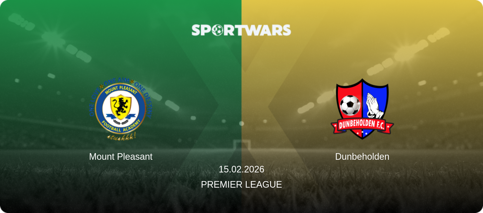 Mount Pleasant — Dunbeholden, 15.02.2026 — Premier League (match preview)