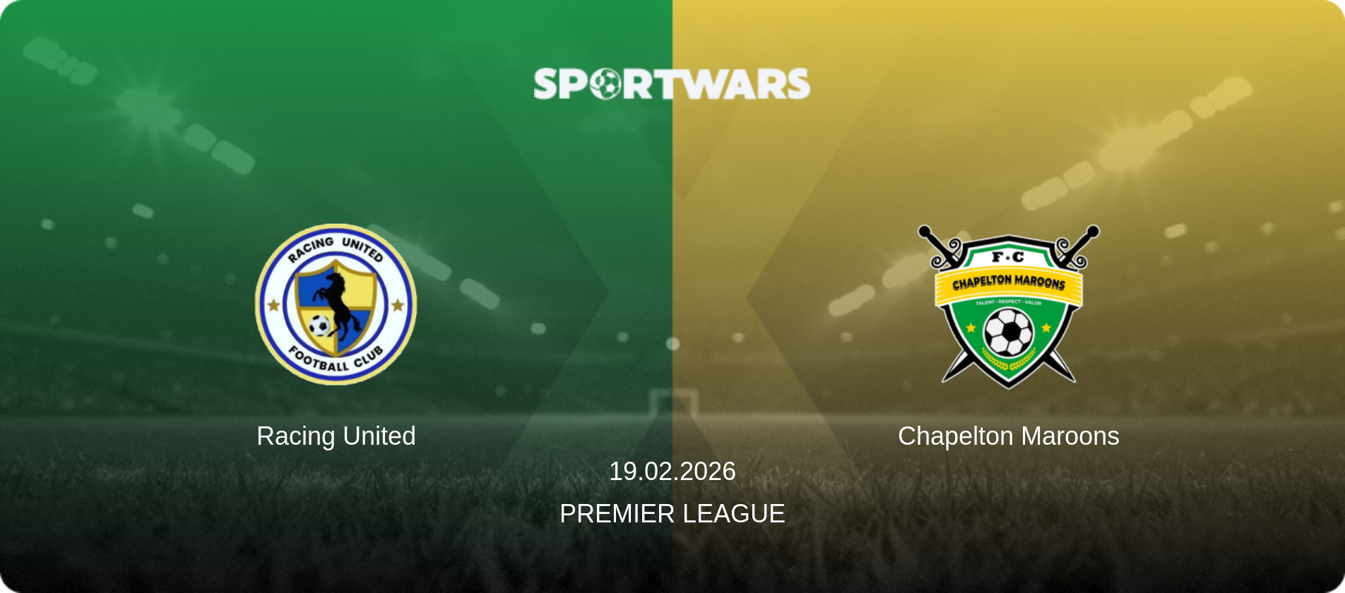 Racing United — Chapelton Maroons, 19.02.2026 — Premier League (match preview)