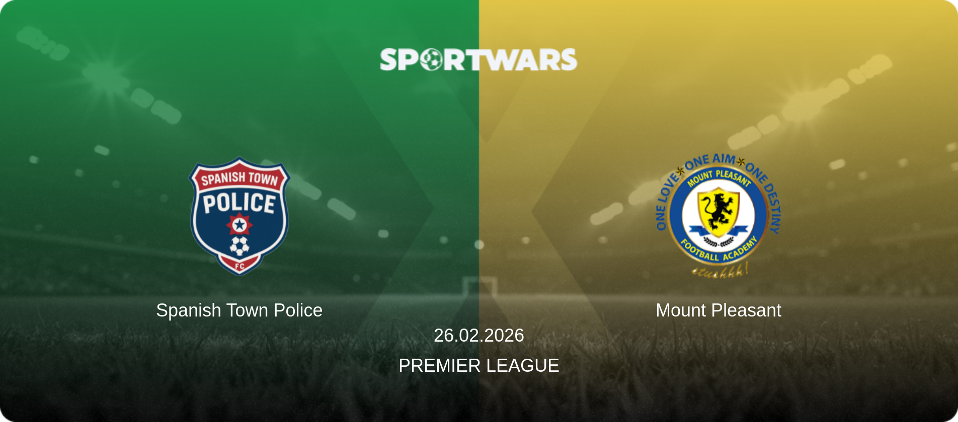 Spanish Town Police — Mount Pleasant, 26.02.2026 — Premier League (match preview)