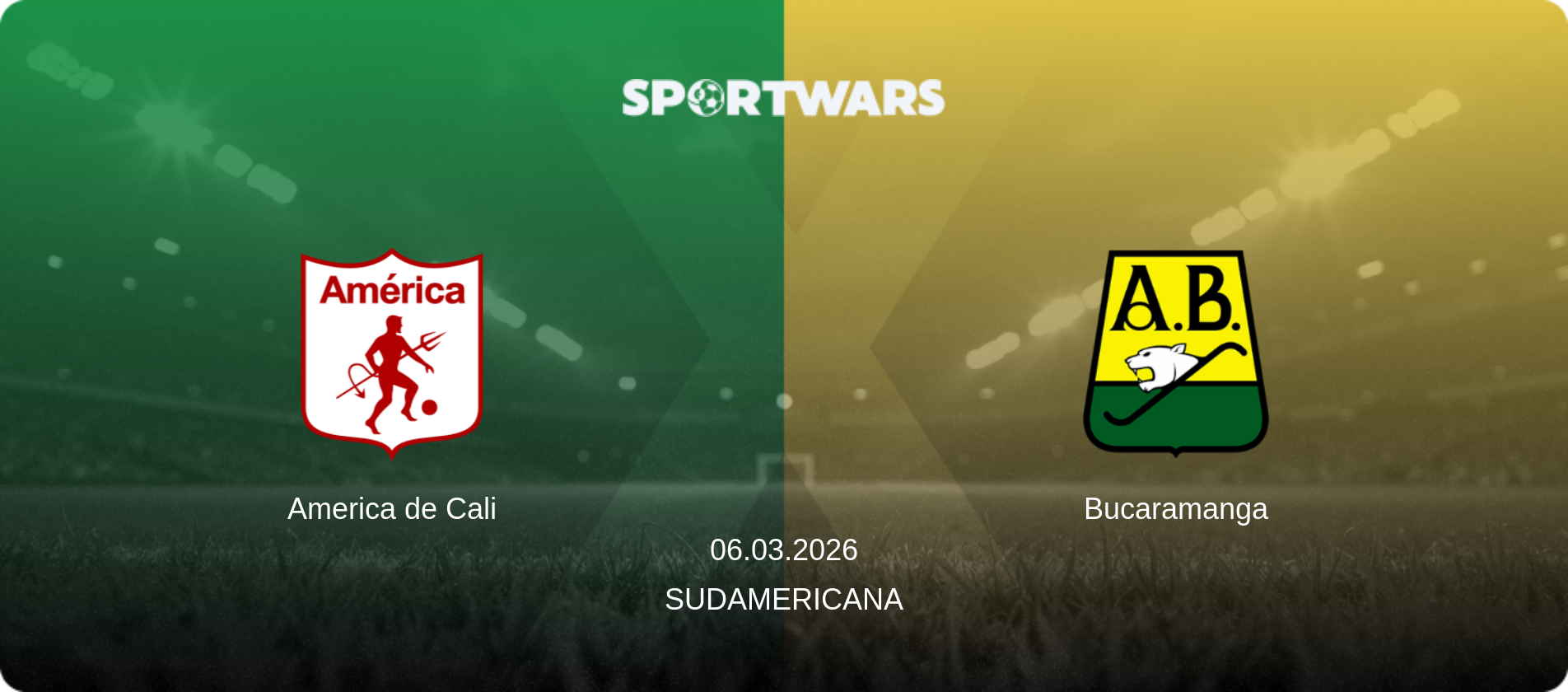 America de Cali — Bucaramanga, 06.03.2026 — Sudamericana (match preview)
