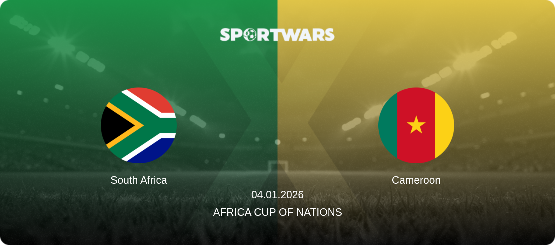 South Africa — Cameroon, 04.01.2026 — Africa Cup of Nations (match preview)