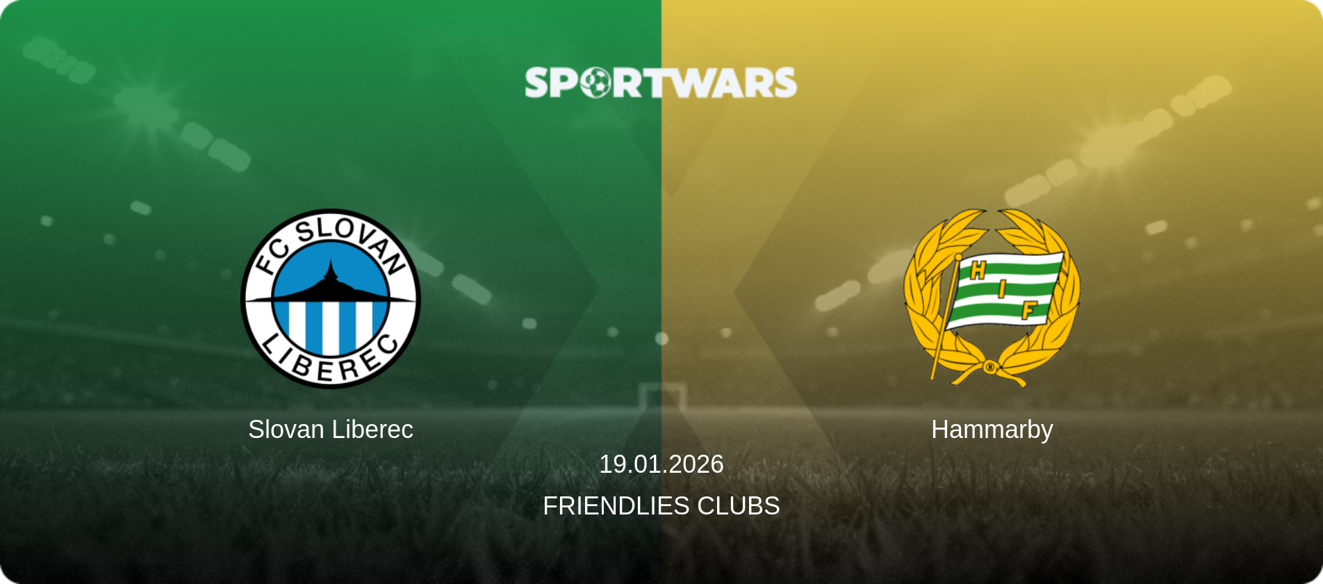 Slovan Liberec — Hammarby, 19.01.2026 — Friendlies Clubs (match preview)