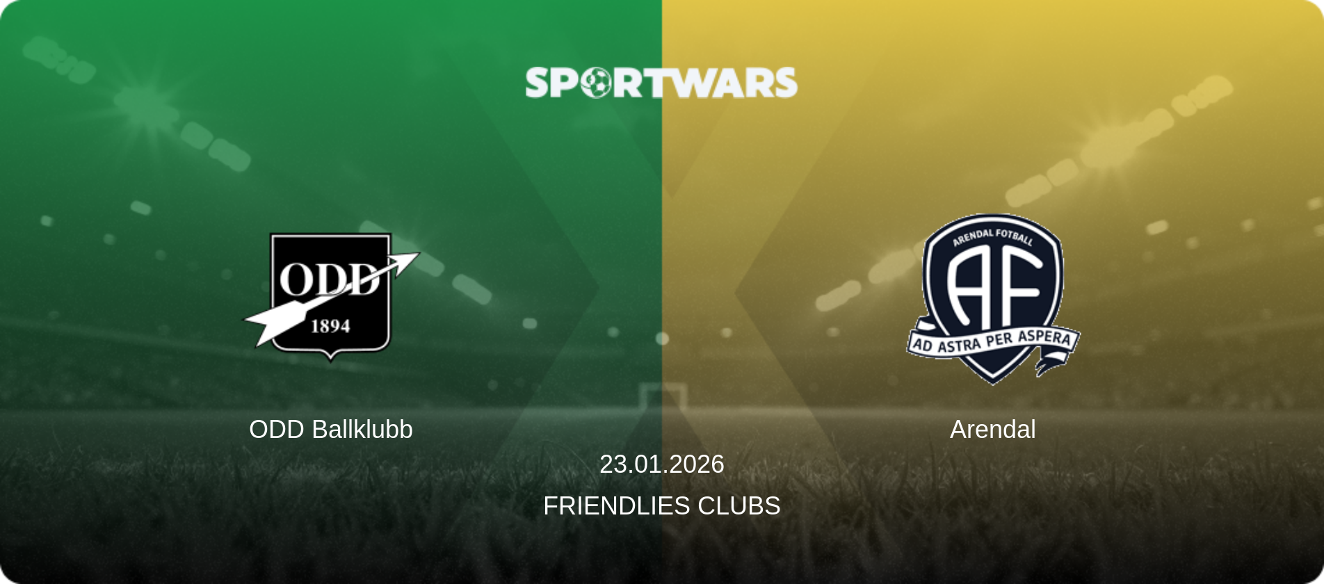 ODD Ballklubb — Arendal, 23.01.2026 — Friendlies Clubs (match preview)