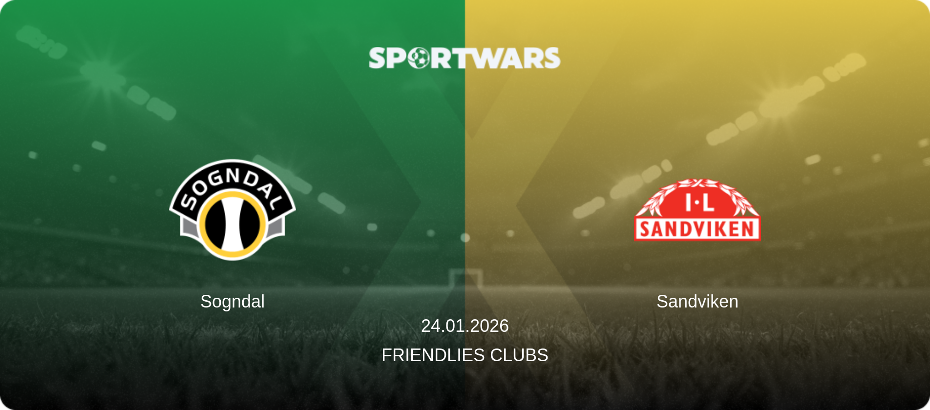 Sogndal — Sandviken, 24.01.2026 — Friendlies Clubs (match preview)