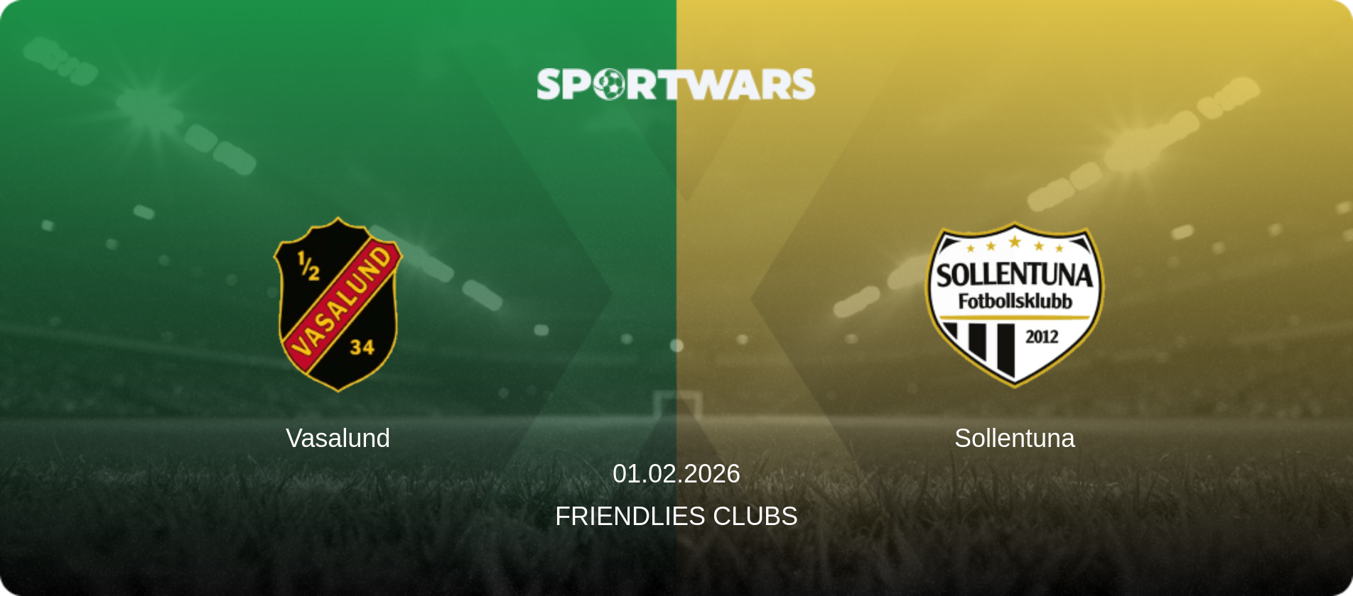 Vasalund — Sollentuna, 01.02.2026 — Friendlies Clubs (match preview)